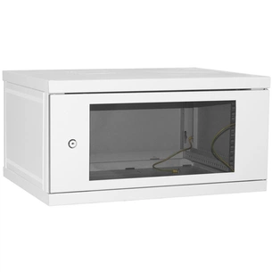 Шафа настінна Ipcom 6U, 600*450, RAL7035 (СН-6U-060х045-ДС-7035) зображення 1