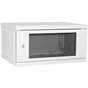 Шафа настінна Ipcom 6U, 600*450, RAL7035 (СН-6U-060х045-ДС-7035) - зменшене зображення 1