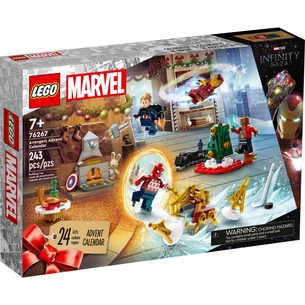 Конструктор LEGO Marvel Новорічний календар Месники 243 деталі (76267) зображення 1
