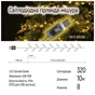 Гірлянда ColorWay Мішура LED 320 10 м 8 функцій теплий колір USB (CW-G-320L10U) - зменшене зображення 11