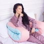 Подушка MirSon для вагітних та відпочинку Eco Line №8016 U-подібна Dusty Rose (2200006178415) - уменьшенное изображение 4