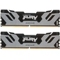 Модуль пам'яті для комп'ютера DDR5 48GB (2x24GB) 7200 MHz Renegade Silver XMP Kingston Fury (ex.HyperX) (KF572C38RSK2-48) - зменшене зображення 1