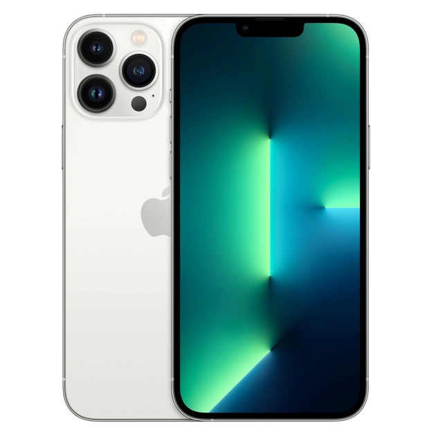 Мобільний телефон Apple iPhone 13 Pro Max 128Gb Silver (REF A) BREEZY (2AMLL73) - зображення 1