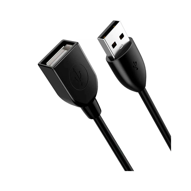 Дата кабель USB 2.0 AM/AF 0.5m Cabletime (CA915156) - зображення 1