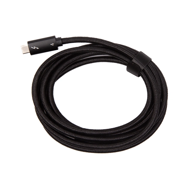 Дата кабель USB-C to USB-C 2.0m Thunderbolt 4 100W (20V/5A) 8K60Hz PowerPlant (CA915040) - изображение 1