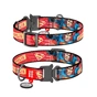 Нашийник для тварин WAUDOG Nylon з QR-паспортом "Супергерой" металічна пряжка-фастекс L (0025-2010) - зменшене зображення 1
