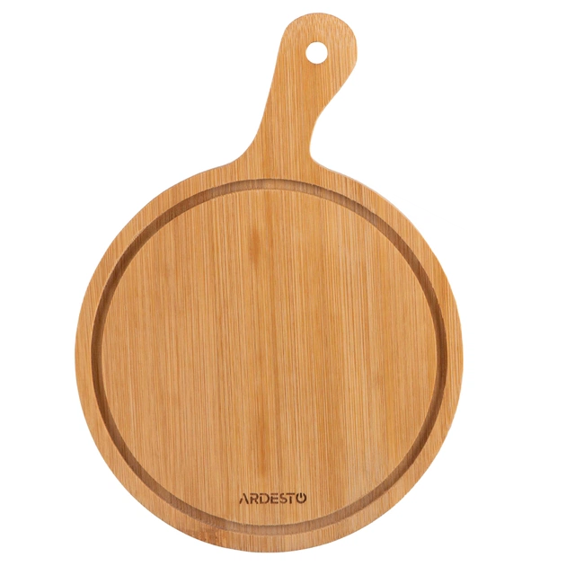 Дошка для подачі Ardesto Midori, 2 предмети, 19.5х14х0.8см, бамбук, нержавіюча сталь (AR0935) - picture 4