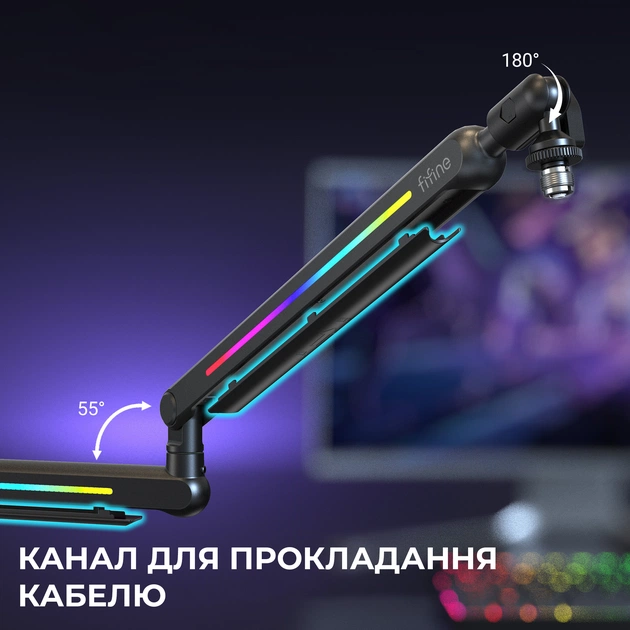 Стойка-пантограф Fifine BM88PRO RGB Black - изображение 8