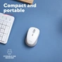 Мишка Trust Yvi+ Silent Wireless/Bluetooth White (25513) - зменшене зображення 9
