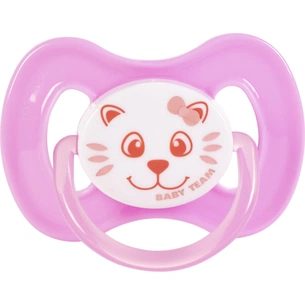 Пустушка Baby Team Силіконова класична від народження (4824428030076) зображення 1