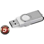 USB флеш накопичувач Kingston 128Gb DataTraveler 101 G2 (DT101G2/128GB) - зменшене зображення 3