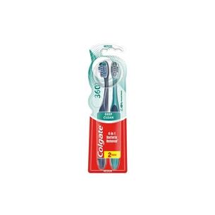 Зубна щітка Colgate 360 Суперчистота всієї ротової порожнини 2 шт. (8718951561441) зображення 1