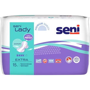 Урологічні прокладки Seni Lady Extra 15 шт. (5900516690427) зображення 1