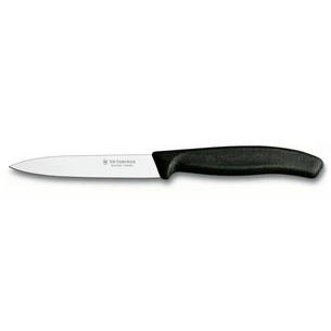 Кухонний ніж Victorinox SwissClassic для нарізки 10 см, чорний (6.7703) зображення 1