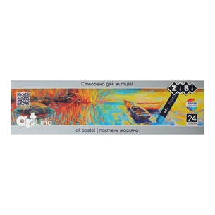 Пастель ZiBi ART Line -2 масляна художня, 24 кольорів (ZB.2492) изображение 1