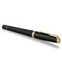Ручка пір'яна Parker URBAN 17 Muted Black GT  FP F + блокнот Parker + подар.упаковка GIFT24 (30 011b24) - зменшене зображення 3