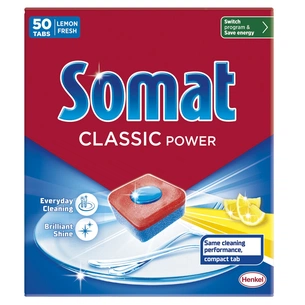 Таблетки для посудомийних машин Somat Classic Power 50 шт. (9000101809817/9000101830675) изображение 1