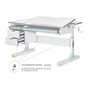Парта Mealux Hamilton Multicolor Blue Lite (BD-680 W/G MC + BL Lite) - зменшене зображення 1
