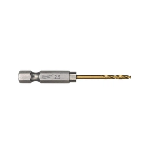 Свердло Milwaukee по металу RedHEX HSS-G TiN, 2,5 мм (10шт) (4932478175) зображення 1
