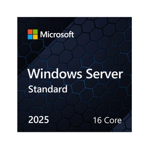 ПЗ для сервера Microsoft Windows Server 2025 Standard 16 Core англ, ОЕМ на DVD носії (EP2-25187) зображення 1