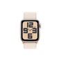 Смарт-годинник Apple Watch SE 2023 GPS 40mm Starlight Aluminium Case with Starlight Sport Loop (MR9W3QP/A) - зменшене зображення 2