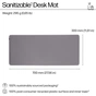 Килимок для мишки HP 205 Sanitizable XL Speed/Control Grey (8X596AA) - зменшене зображення 5