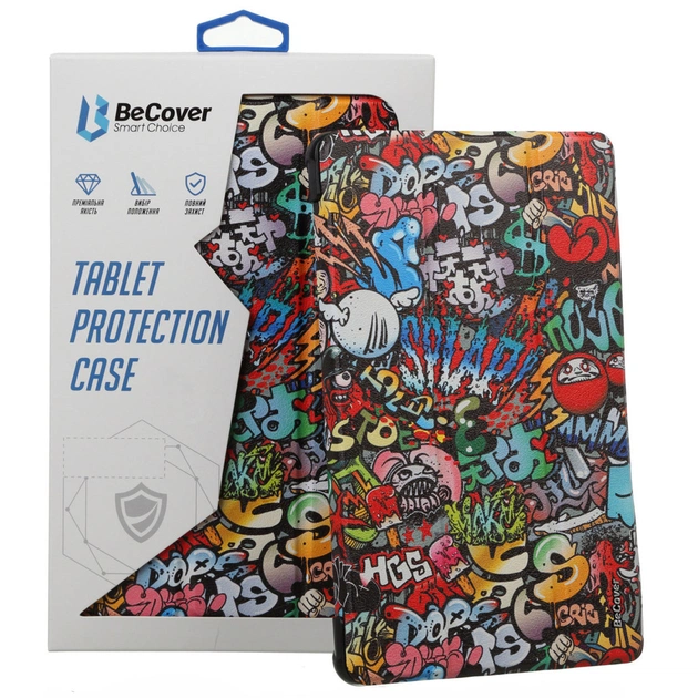Чохол до планшета BeCover Smart Case Nokia T20 10.4" Graffiti (708056) - изображение 1