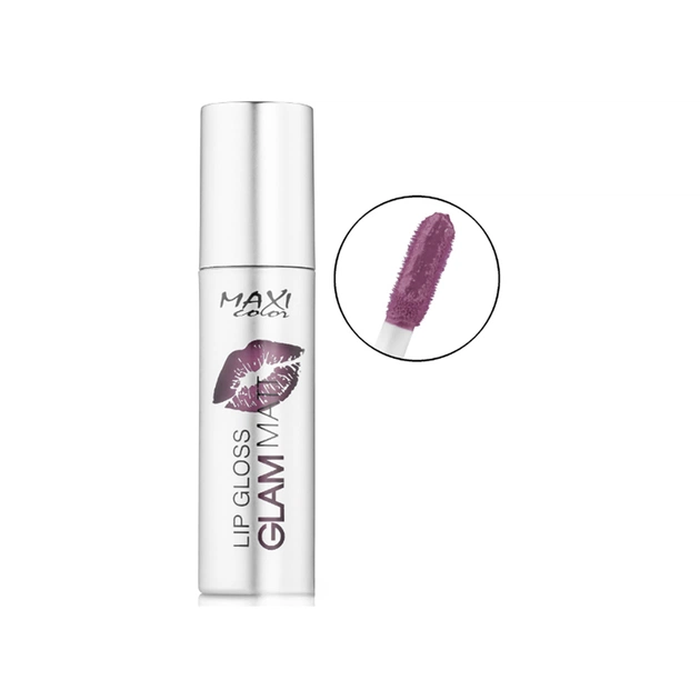 Помада для губ Maxi Color Lip Gloss Glam Matt 07 - Нічна орхідея (4823097100981) - изображение 1