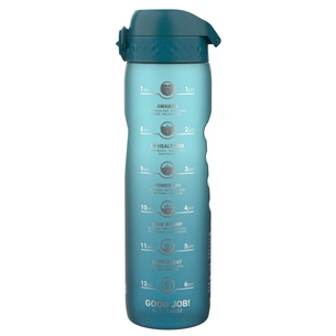 Пляшка для води ION8 OneTouch Times To Drink 1000 мл BPA Free, Teal & Blue (I8RF1000PTBMOT) зображення 1