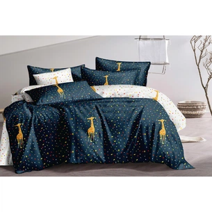 Простирадло MirSon Сатин 22-1167 Pansy 240х260 см (2200002035910) зображення 1