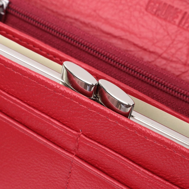 Гаманець ST Leather З натуральної шкіри Червоний (22675) - зображення 9