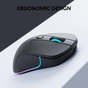 Мишка Keychron M3 Wireless/Bluetooth/USB Black (M3-A1) - зменшене зображення 4
