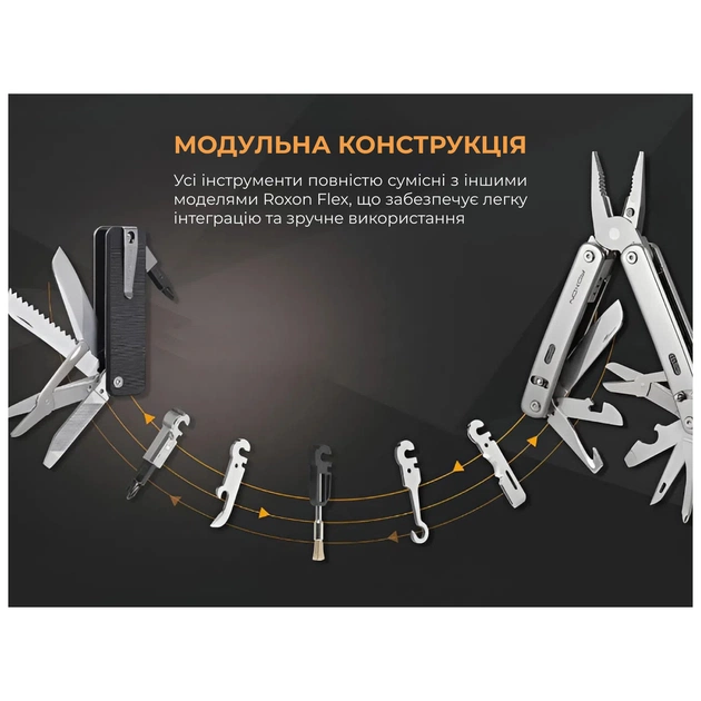 Мультитул Roxon Mini Flex Companion S504G (S504G) - picture 11