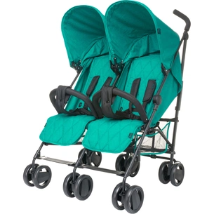 Коляска 4Baby для двійні Twins Dark Turkus (4TW04) зображення 1