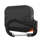Чохол для навушників UAG для Airpods Pro Silicone Black/Orange (10225K114097) - зменшене зображення 3