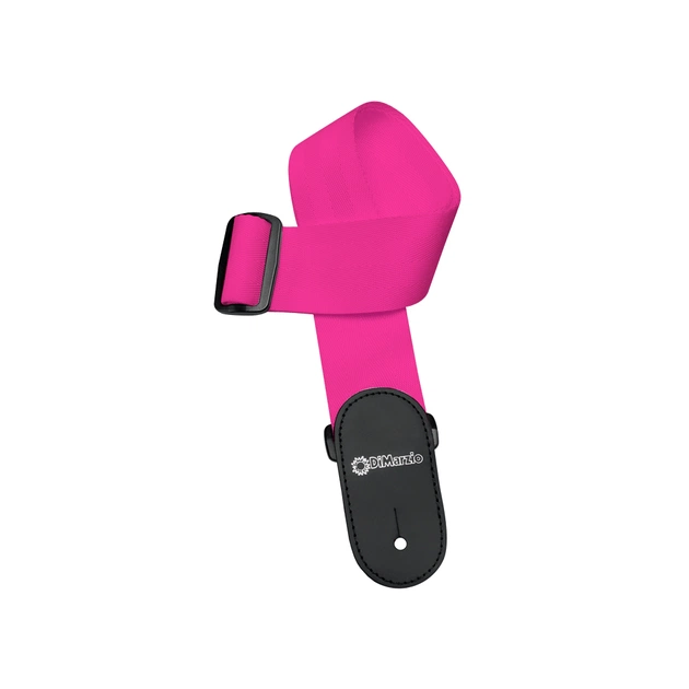 Ремень для гитары DiMarzio Nylon With Leather Ends Neon Pink (DD3100NPK) - изображение 1