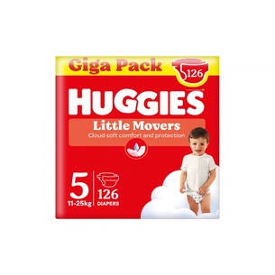 Підгузки Huggies Little Movers 5 (11-25 кг) M-pack, 126 шт (5029053583419) зображення 1