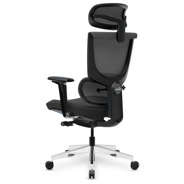 Офісне крісло Mealux S8 Air Fabric Black (HF-S8P F/B) - зображення 9