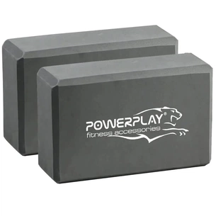 Блок для йоги PowerPlay Yoga Brick EVA 2 шт Сірі (PP_4006_Grey_2in) зображення 1