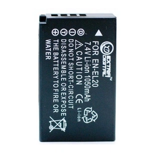 Акумулятор до фото/відео Extradigital Nikon EN-EL20 (BDN2527) зображення 1