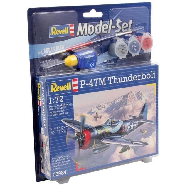 Збірна модель Revell Винищувач-бомбардувальник P-47 M Thunderbolt 1:72 (63984) - изображение 1