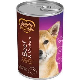 Консерви для собак Lovely Hunter Adult Beef and Venison 800 г (LHU45621) зображення 1