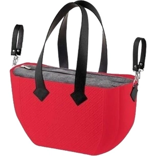 Сумка для мами MyMia червоний корпус/чорні шкіряні ручки (NV8801C/02G/23B/13B/33B) зображення 1