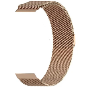 Ремінець BeCover Milanese Style для Amazfit Stratos (22mm)/Stratos 2/2S/3/Amazfit GTR 2/Amazfit GTR 47mm/Amazfit GTR Lite 47mm/Amazfit Nexo/Amazfit Pace/Amazfit GTR 3 Pro Brown (707728) зображення 1