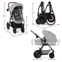 Коляска Kinderkraft 3 в 1 Xmoov Dark Gray (KSXMOV00DGR3000) (5902533920907) - зменшене зображення 11
