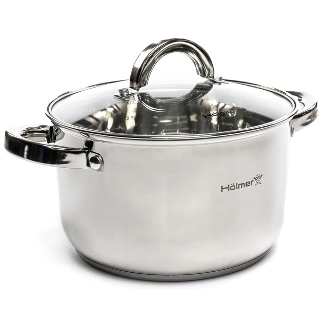 Кастрюля Hölmer з кришкою 3,6л (CR-18435-SS) - изображение 3