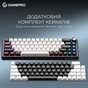 Клавіатура GamePro Asgard Valhalla MK210B Pro 65 RGB Wireless/Bluetooth/USB Black (MK210B Pro) - зменшене зображення 8