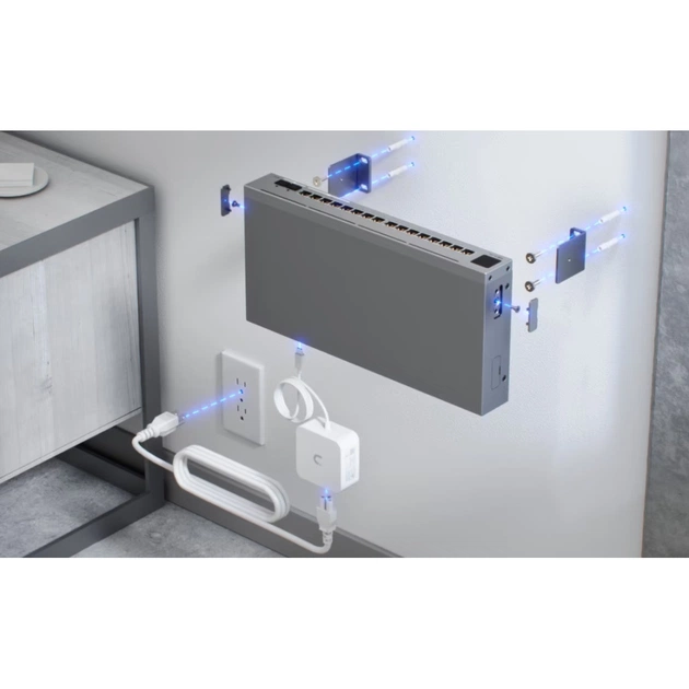 Комутатор мережевий Ubiquiti USW-PRO-MAX-16-POE - picture 9