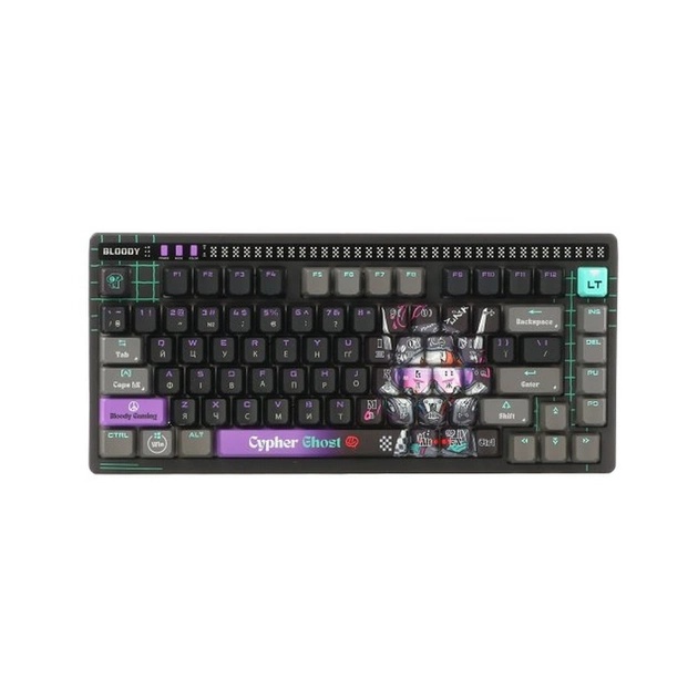 Клавіатура A4Tech AT75 RGB USB UA Cypher Ghost (4711421001830) - зображення 1
