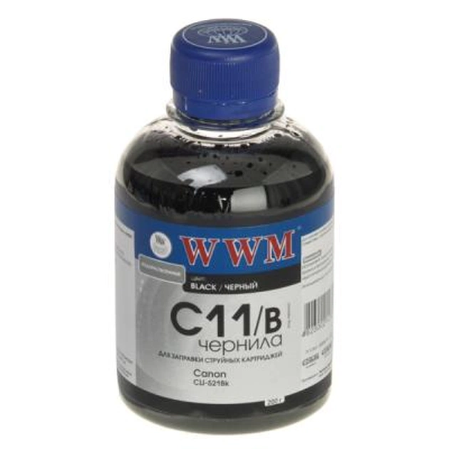 Чорнило WWM CANON CLI521/426 Black (C11/B) - зображення 1